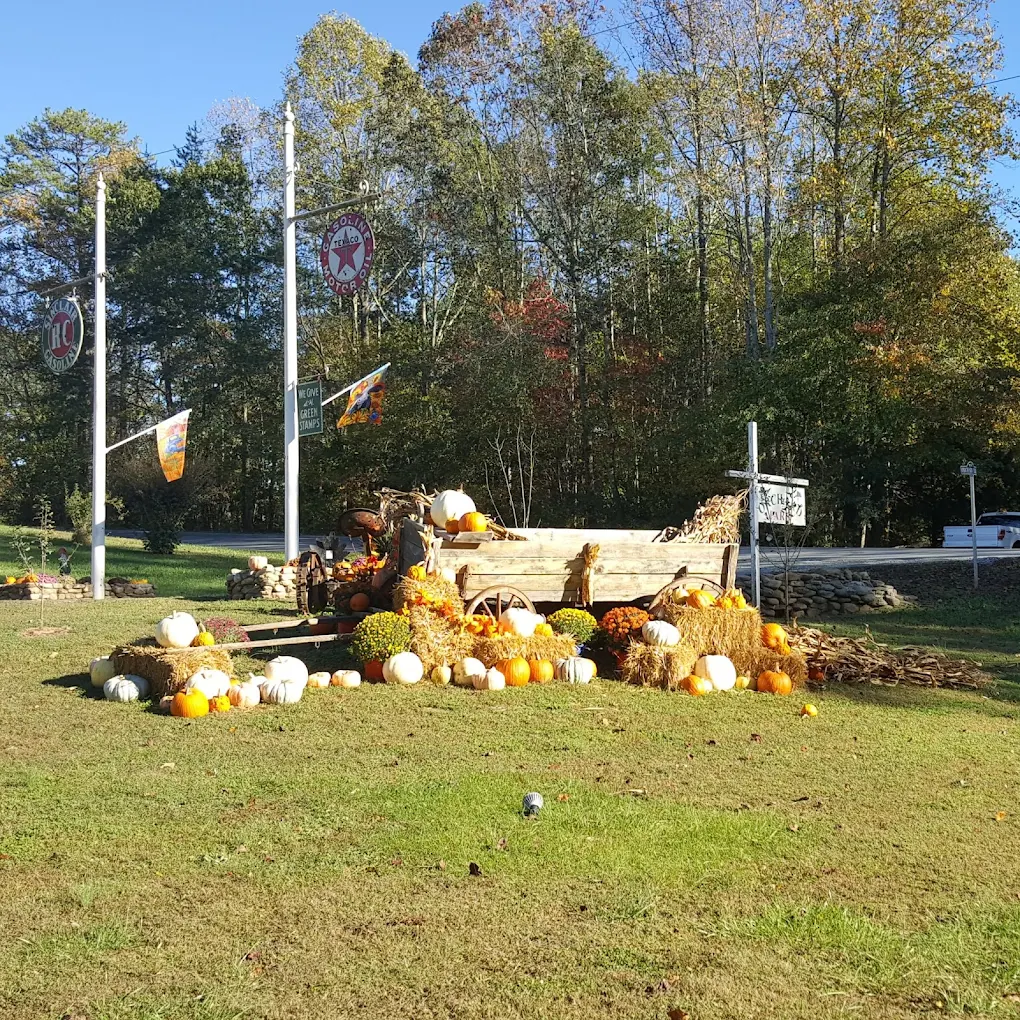 Campground entrance in October